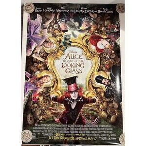 Alice in Wonderland 2016 Through the Looking Glass Original Movie Poster 27"x40"
